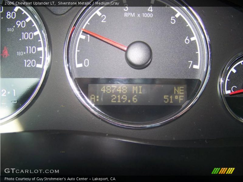 Silverstone Metallic / Medium Gray 2006 Chevrolet Uplander LT