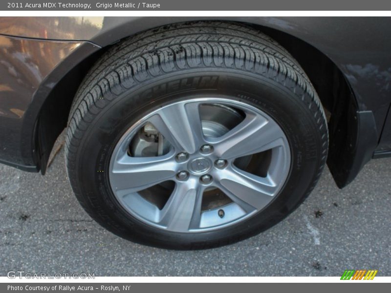 Grigio Metallic / Taupe 2011 Acura MDX Technology