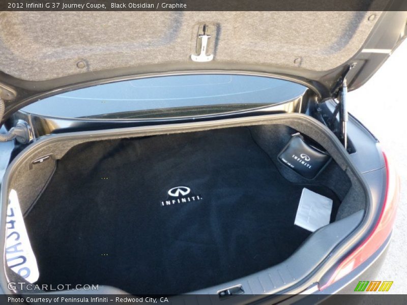 Black Obsidian / Graphite 2012 Infiniti G 37 Journey Coupe