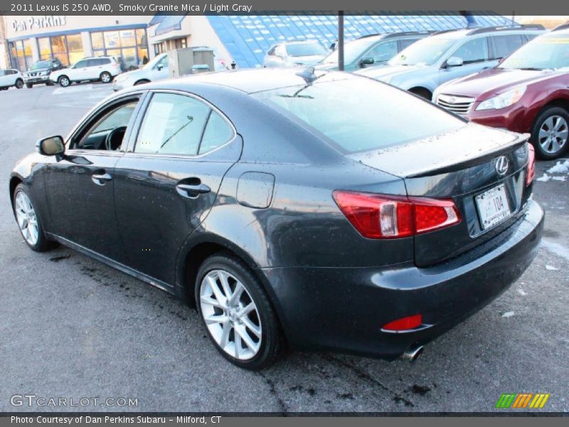 Smoky Granite Mica / Light Gray 2011 Lexus IS 250 AWD