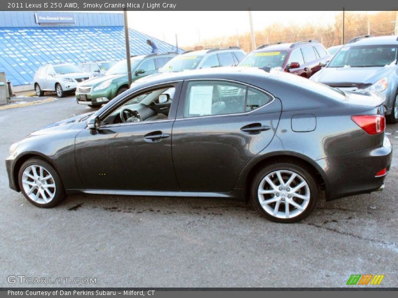 Smoky Granite Mica / Light Gray 2011 Lexus IS 250 AWD