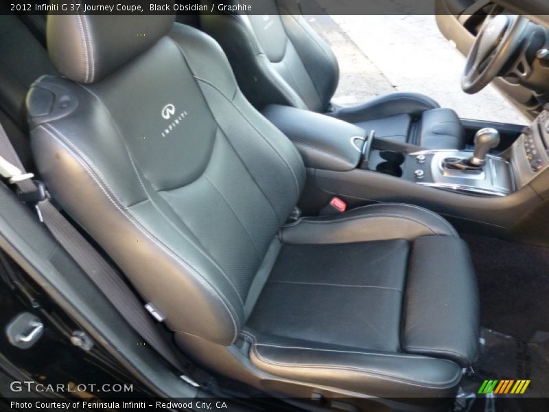 Black Obsidian / Graphite 2012 Infiniti G 37 Journey Coupe