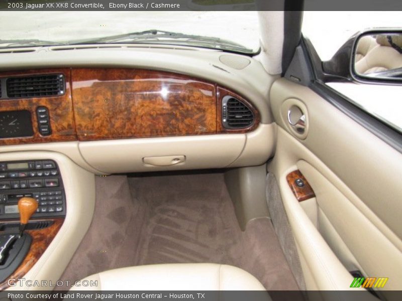 Ebony Black / Cashmere 2003 Jaguar XK XK8 Convertible