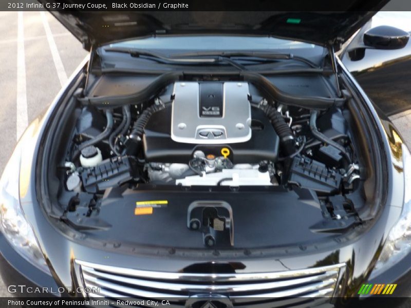 Black Obsidian / Graphite 2012 Infiniti G 37 Journey Coupe