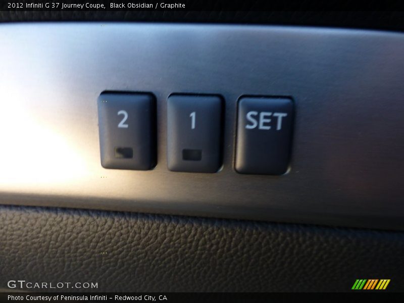 Black Obsidian / Graphite 2012 Infiniti G 37 Journey Coupe