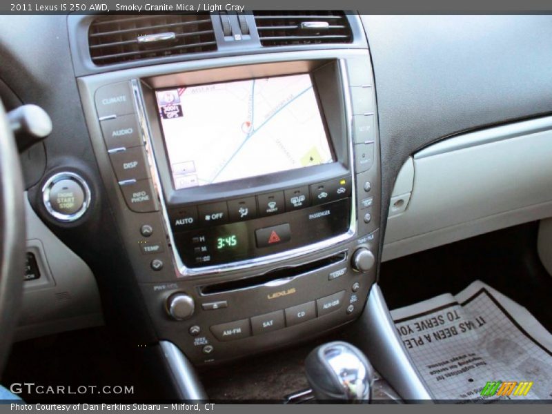 Smoky Granite Mica / Light Gray 2011 Lexus IS 250 AWD