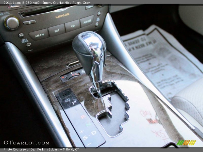 Smoky Granite Mica / Light Gray 2011 Lexus IS 250 AWD