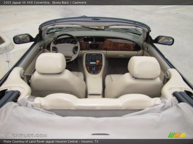 Ebony Black / Cashmere 2003 Jaguar XK XK8 Convertible