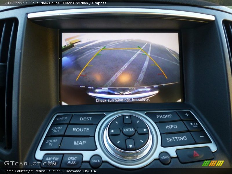 Black Obsidian / Graphite 2012 Infiniti G 37 Journey Coupe