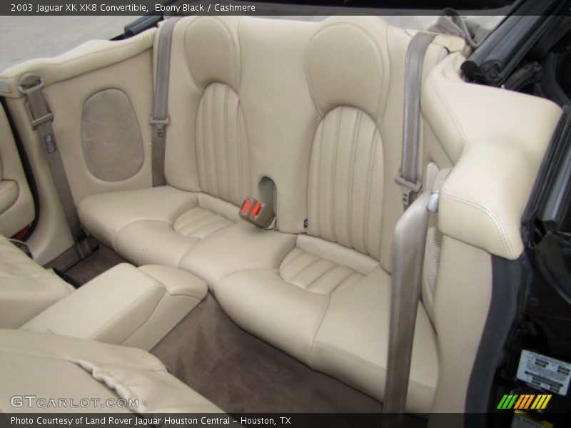 Ebony Black / Cashmere 2003 Jaguar XK XK8 Convertible