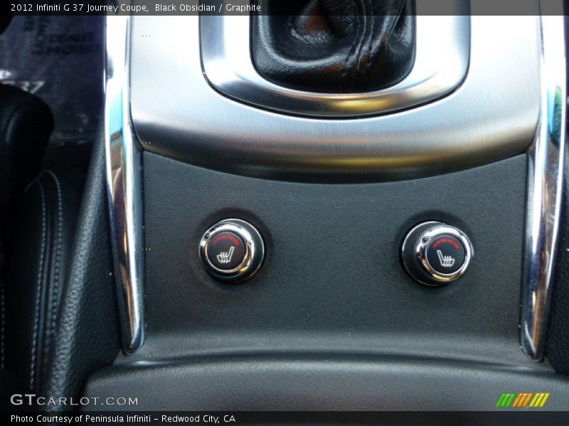 Black Obsidian / Graphite 2012 Infiniti G 37 Journey Coupe