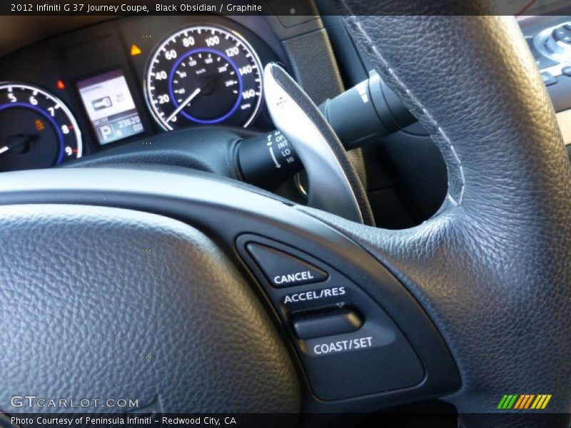 Black Obsidian / Graphite 2012 Infiniti G 37 Journey Coupe