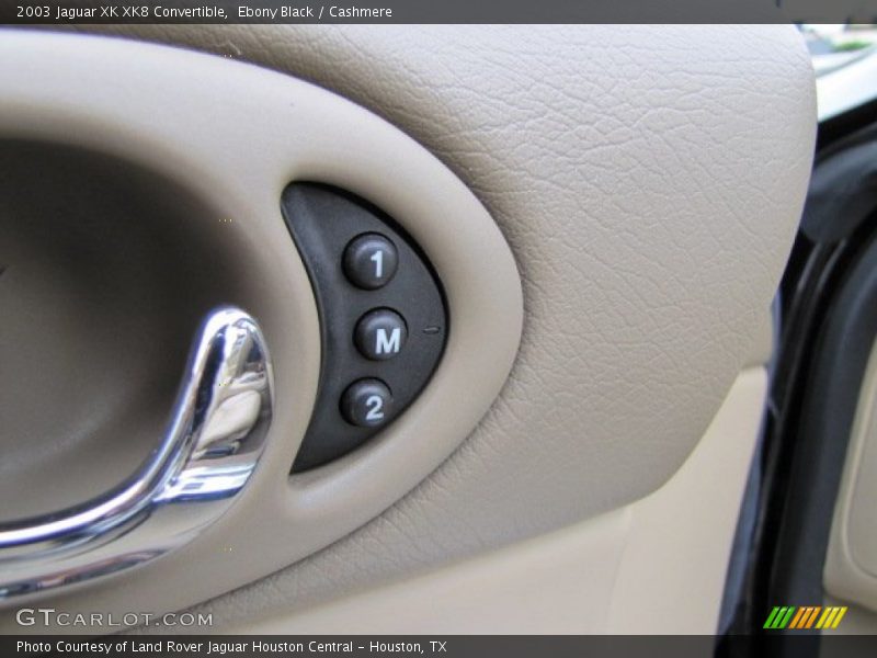 Ebony Black / Cashmere 2003 Jaguar XK XK8 Convertible