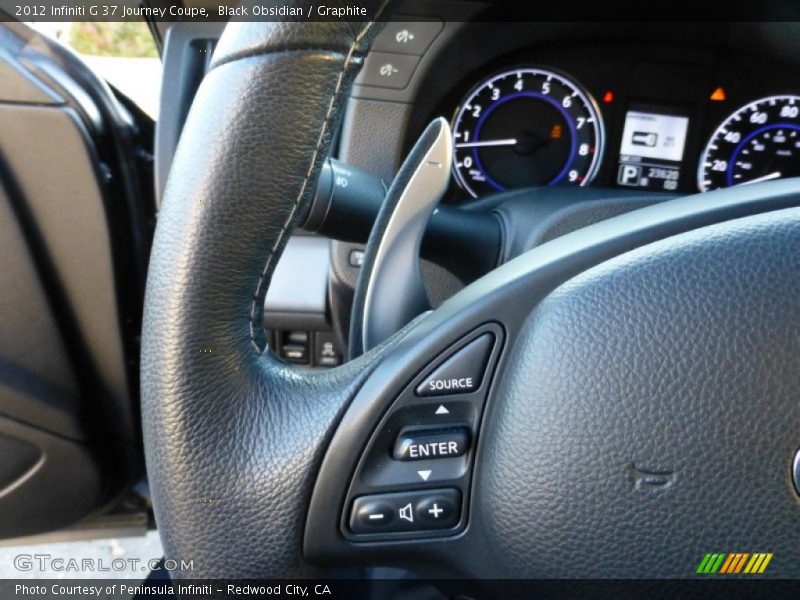 Black Obsidian / Graphite 2012 Infiniti G 37 Journey Coupe