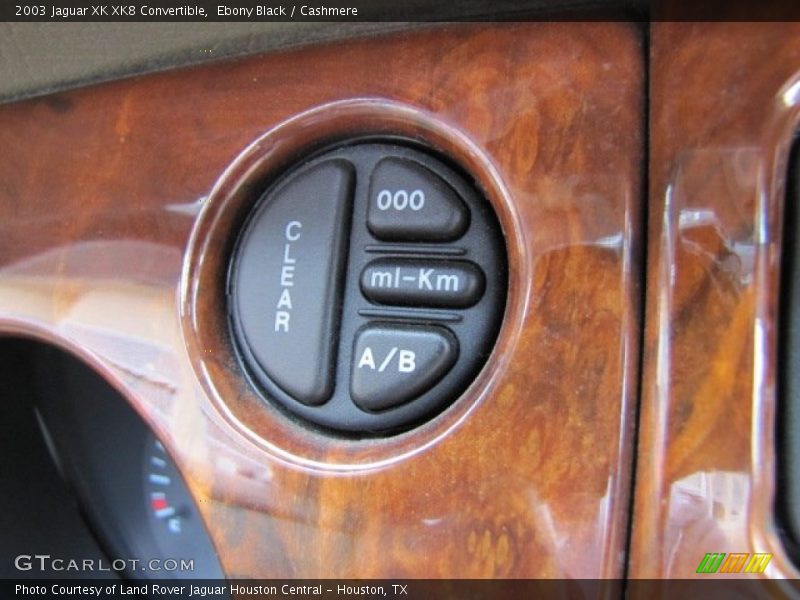Ebony Black / Cashmere 2003 Jaguar XK XK8 Convertible