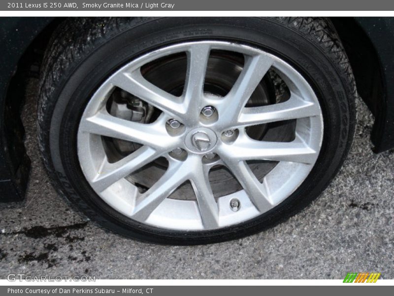 Smoky Granite Mica / Light Gray 2011 Lexus IS 250 AWD