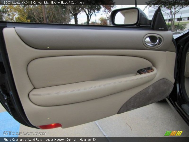 Ebony Black / Cashmere 2003 Jaguar XK XK8 Convertible