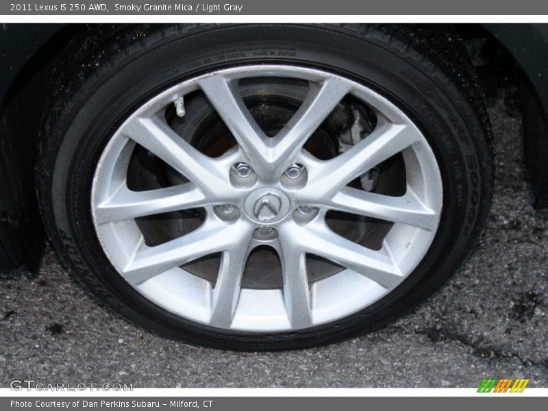 Smoky Granite Mica / Light Gray 2011 Lexus IS 250 AWD
