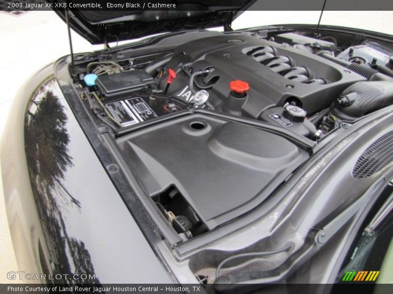 Ebony Black / Cashmere 2003 Jaguar XK XK8 Convertible