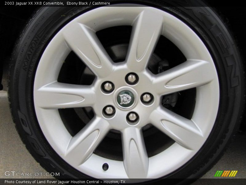 Ebony Black / Cashmere 2003 Jaguar XK XK8 Convertible