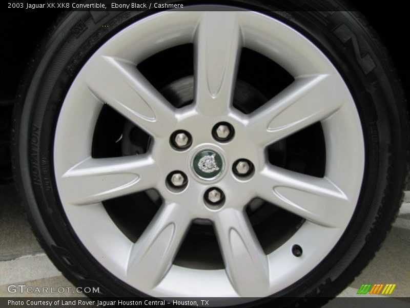 Ebony Black / Cashmere 2003 Jaguar XK XK8 Convertible