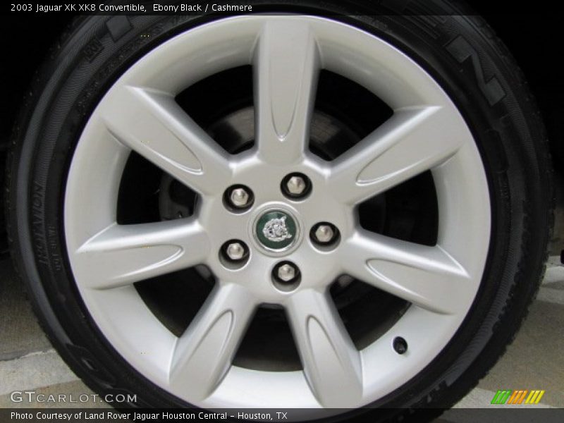 Ebony Black / Cashmere 2003 Jaguar XK XK8 Convertible