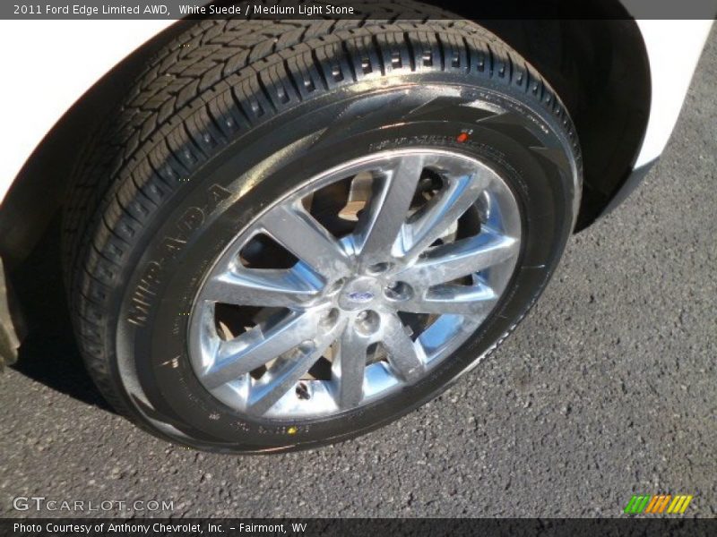 White Suede / Medium Light Stone 2011 Ford Edge Limited AWD