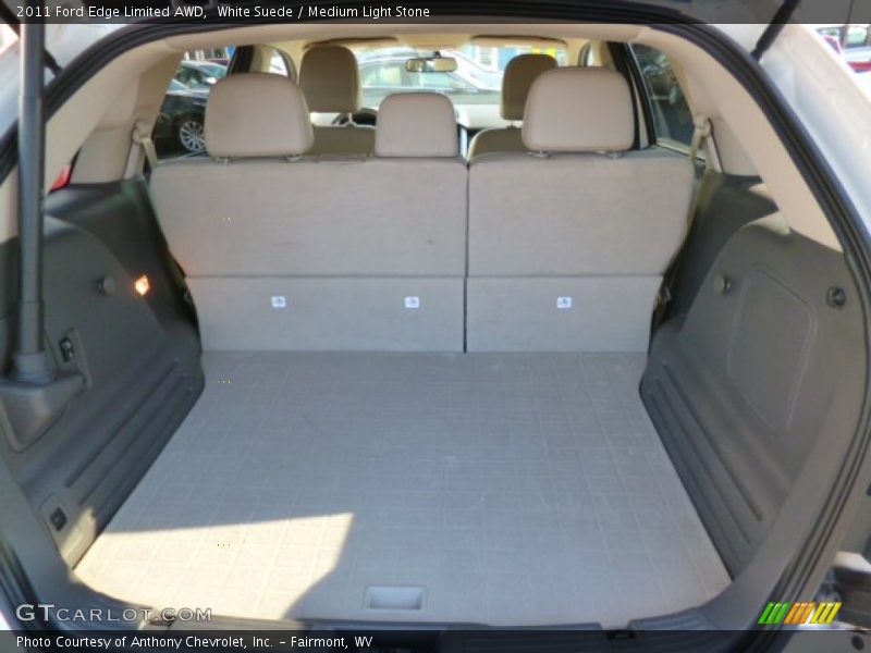 White Suede / Medium Light Stone 2011 Ford Edge Limited AWD