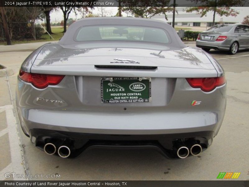 Lunar Grey Metallic / Cirrus Grey 2014 Jaguar F-TYPE V8 S