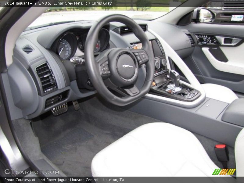 Cirrus Grey Interior - 2014 F-TYPE V8 S 