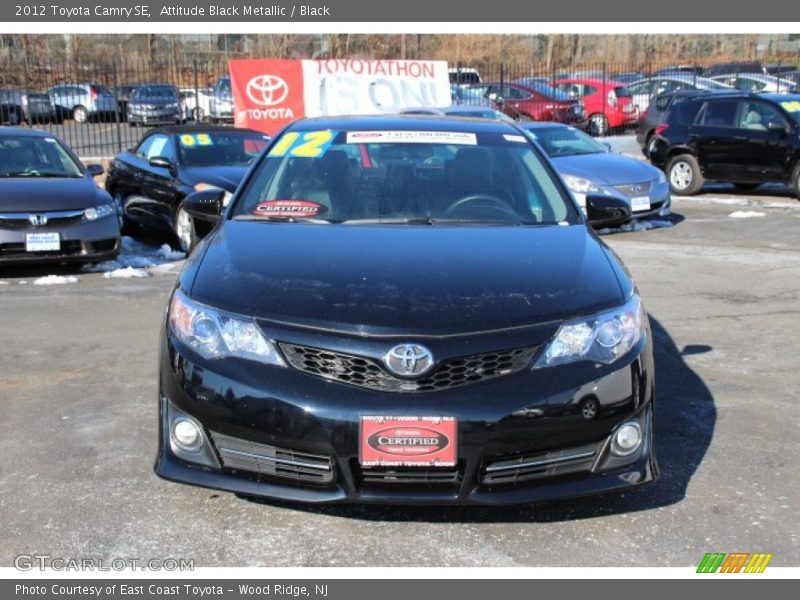 Attitude Black Metallic / Black 2012 Toyota Camry SE