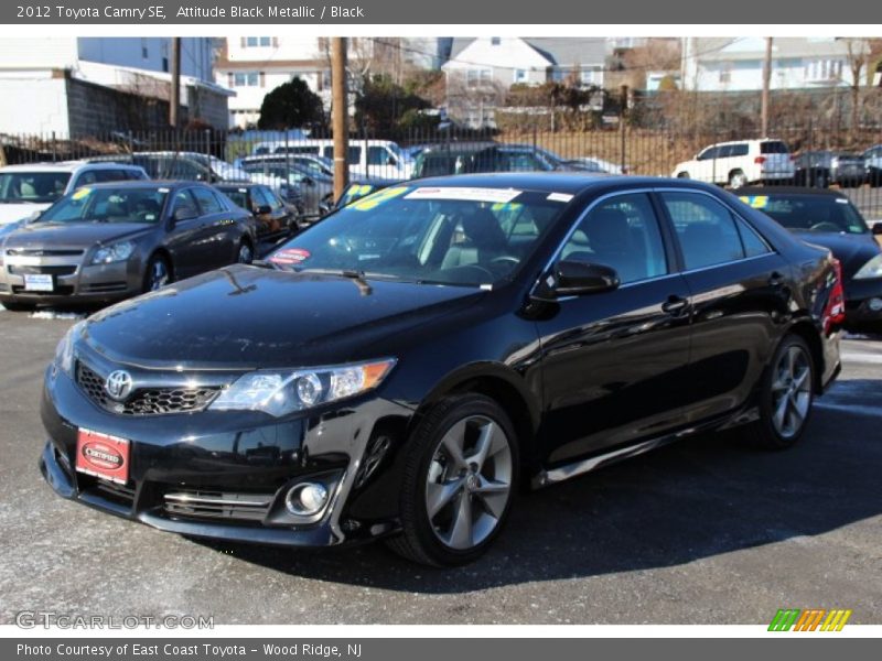 Attitude Black Metallic / Black 2012 Toyota Camry SE