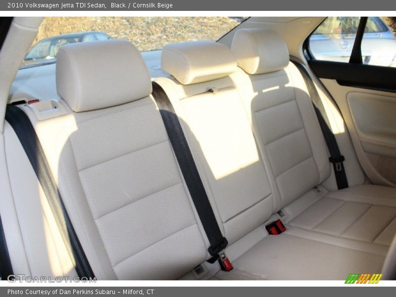 Black / Cornsilk Beige 2010 Volkswagen Jetta TDI Sedan