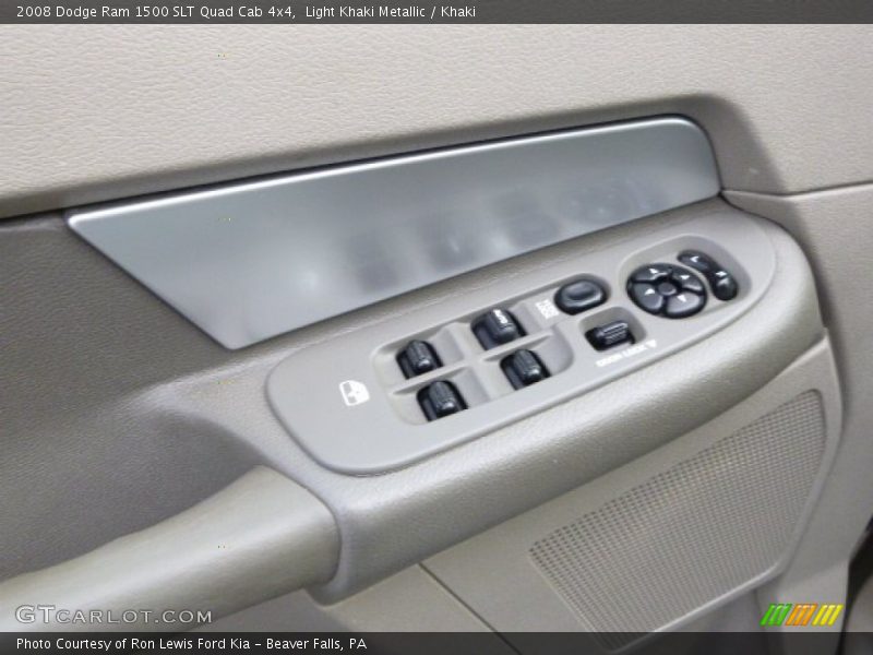 Light Khaki Metallic / Khaki 2008 Dodge Ram 1500 SLT Quad Cab 4x4