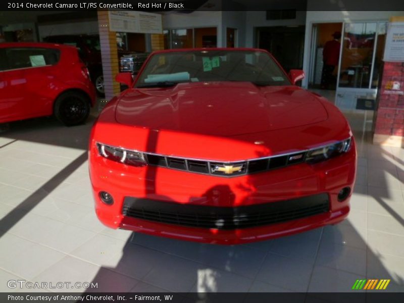 Red Hot / Black 2014 Chevrolet Camaro LT/RS Convertible