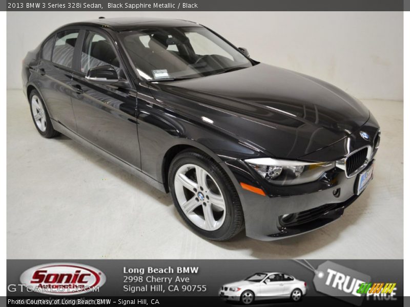 Black Sapphire Metallic / Black 2013 BMW 3 Series 328i Sedan