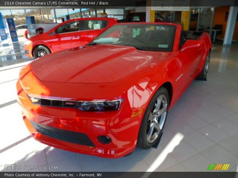 Red Hot / Black 2014 Chevrolet Camaro LT/RS Convertible