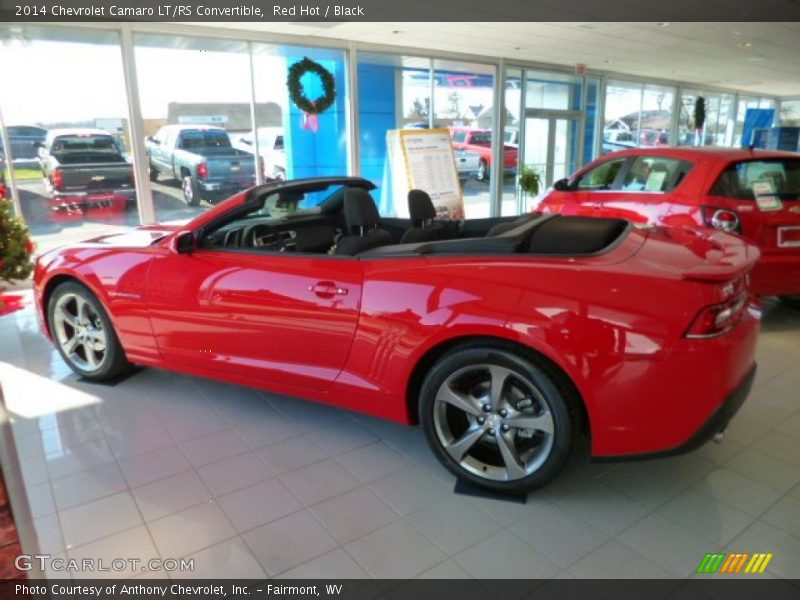 Red Hot / Black 2014 Chevrolet Camaro LT/RS Convertible