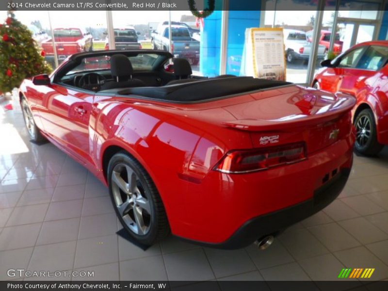 Red Hot / Black 2014 Chevrolet Camaro LT/RS Convertible