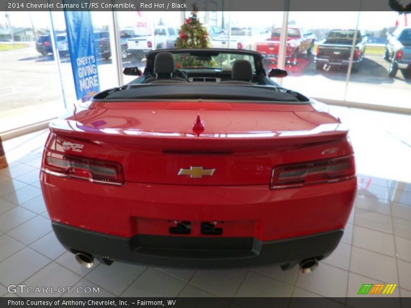 Red Hot / Black 2014 Chevrolet Camaro LT/RS Convertible