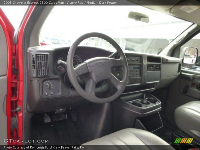 Victory Red / Medium Dark Pewter 2005 Chevrolet Express 2500 Cargo Van