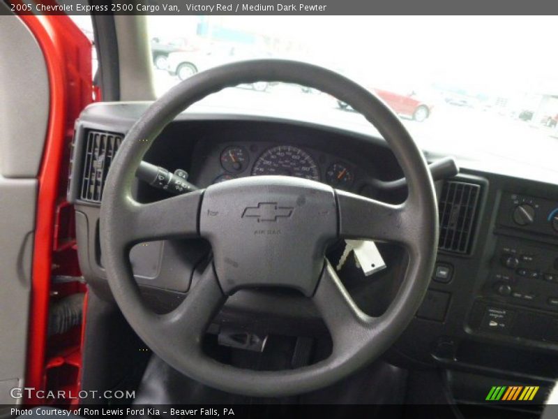 Victory Red / Medium Dark Pewter 2005 Chevrolet Express 2500 Cargo Van
