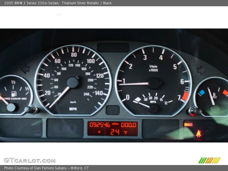 2005 3 Series 330xi Sedan 330xi Sedan Gauges
