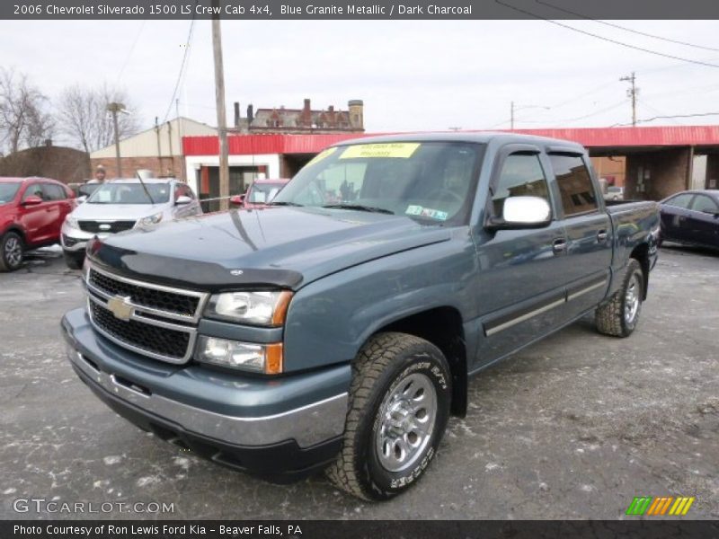 Blue Granite Metallic / Dark Charcoal 2006 Chevrolet Silverado 1500 LS Crew Cab 4x4