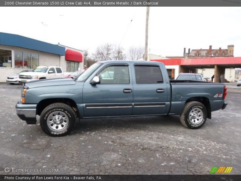 Blue Granite Metallic / Dark Charcoal 2006 Chevrolet Silverado 1500 LS Crew Cab 4x4