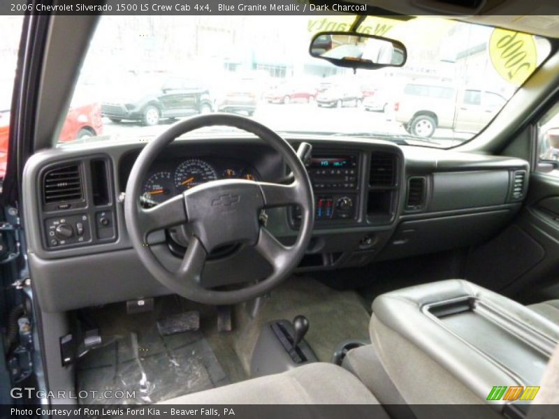 Blue Granite Metallic / Dark Charcoal 2006 Chevrolet Silverado 1500 LS Crew Cab 4x4