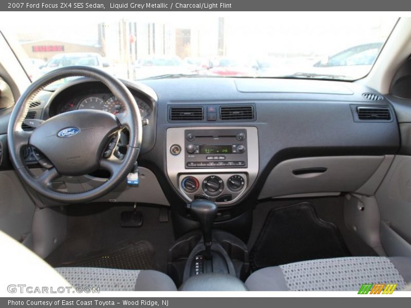 Liquid Grey Metallic / Charcoal/Light Flint 2007 Ford Focus ZX4 SES Sedan