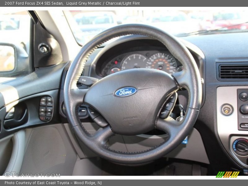 Liquid Grey Metallic / Charcoal/Light Flint 2007 Ford Focus ZX4 SES Sedan