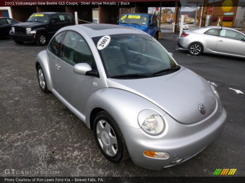 Silver Arrow Metallic / Black 2001 Volkswagen New Beetle GLS Coupe