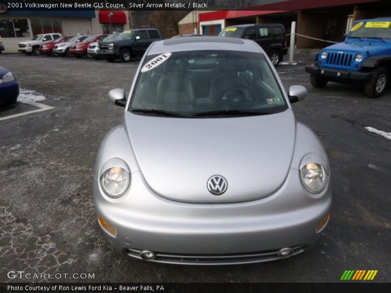 Silver Arrow Metallic / Black 2001 Volkswagen New Beetle GLS Coupe